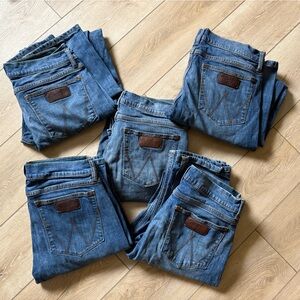 BUNDLE 5 pairs/Men’s Wrangler Jeans 33x34